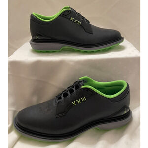 Nike Jordan ADG 5 Golf Shoes Black Action Green Cool Grey FQ6642-002 Size 5.5